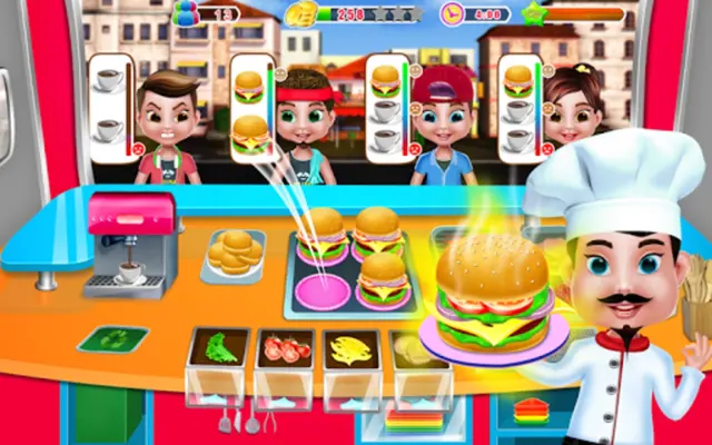 Cooking Chef Food Fever Rush Game android App screenshot 0